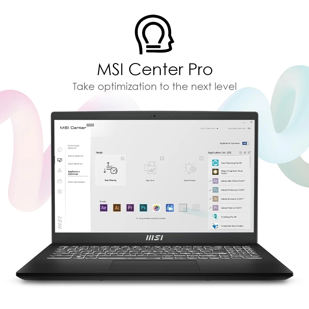 MSI Laptop Modern 15 B12MO 1007IN 15.6 inch Classic Black view 6